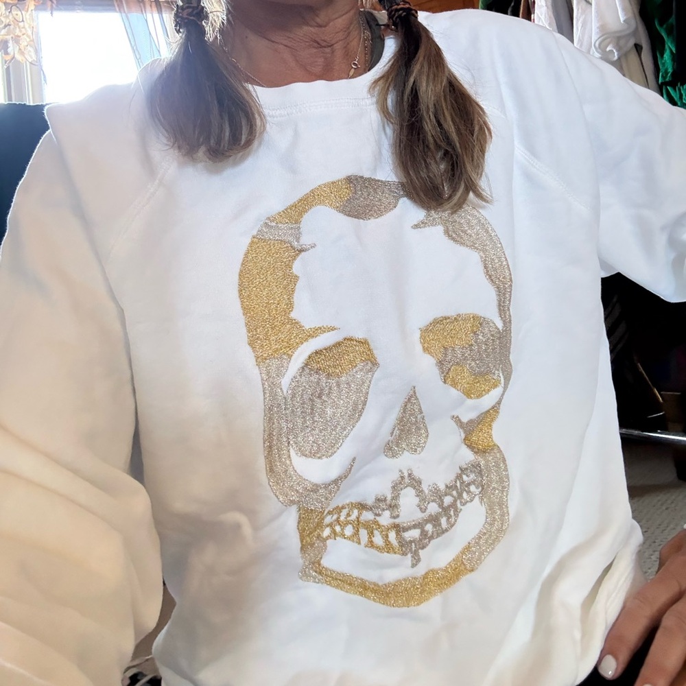 Zadig & Voltaire White / Gold
Upper Skull Glitter Crewneck - Picture 3 of 7